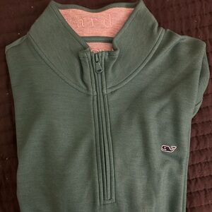Vineyard Vines green cotton pullover, men’s XL